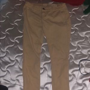 tan jeans